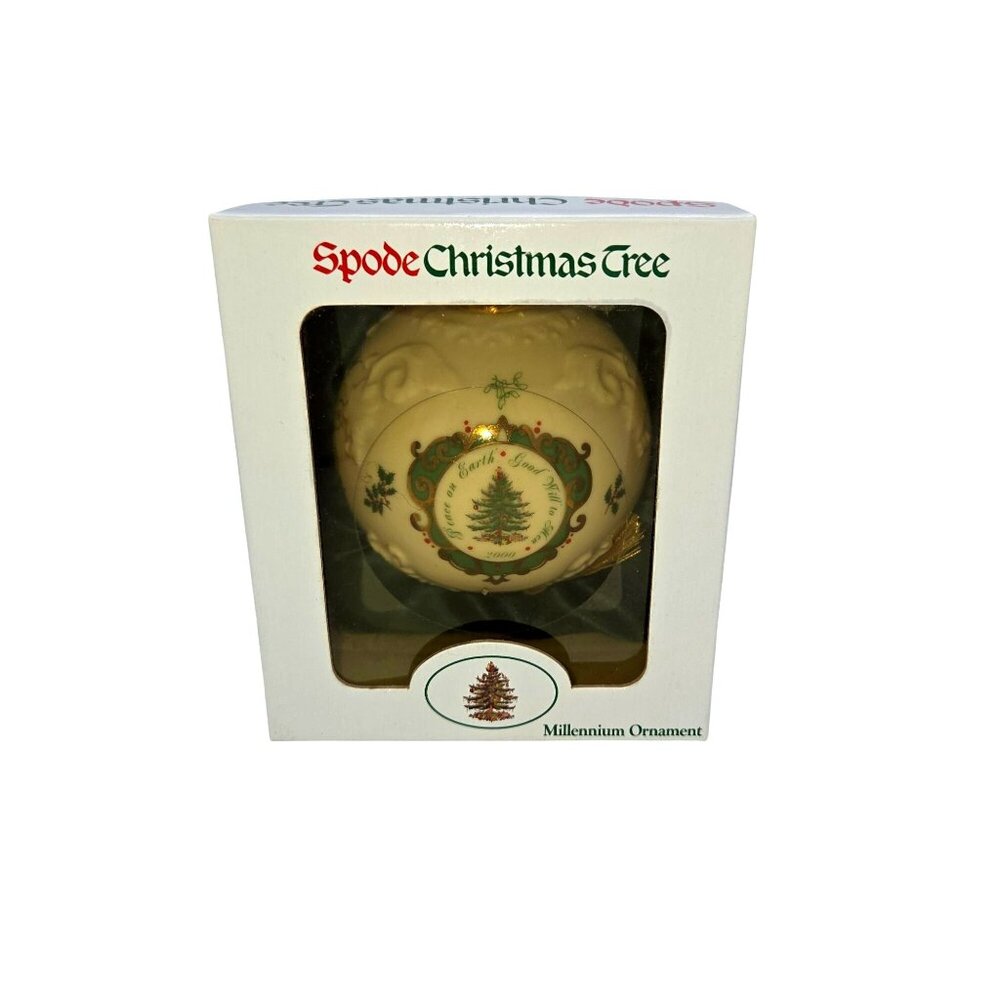 Spode Christmas Tree Millennium Ornament from the year 2000.